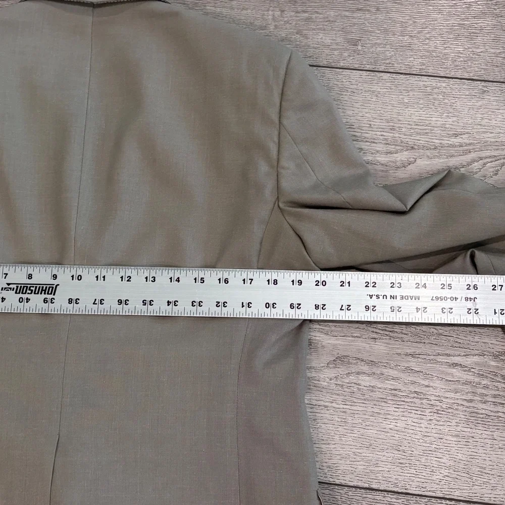 Christian Dior Monsieur Blazer Mens Gray 2 Button Sport Coat Suit Jacket Vintage